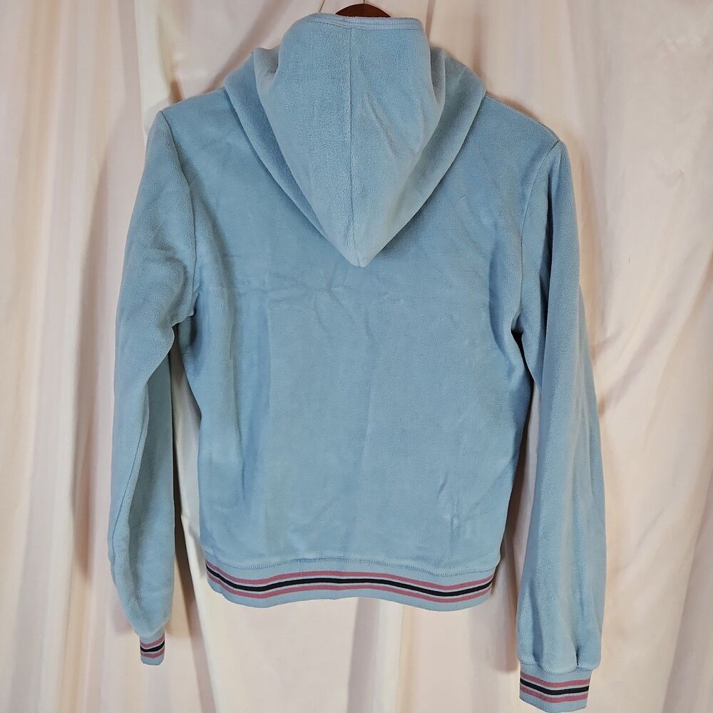 Delias Vintage Fleece Zip Hoodie Womens Large Retro Sport Track Suit Varsity Y2K - Picture 6 of 10